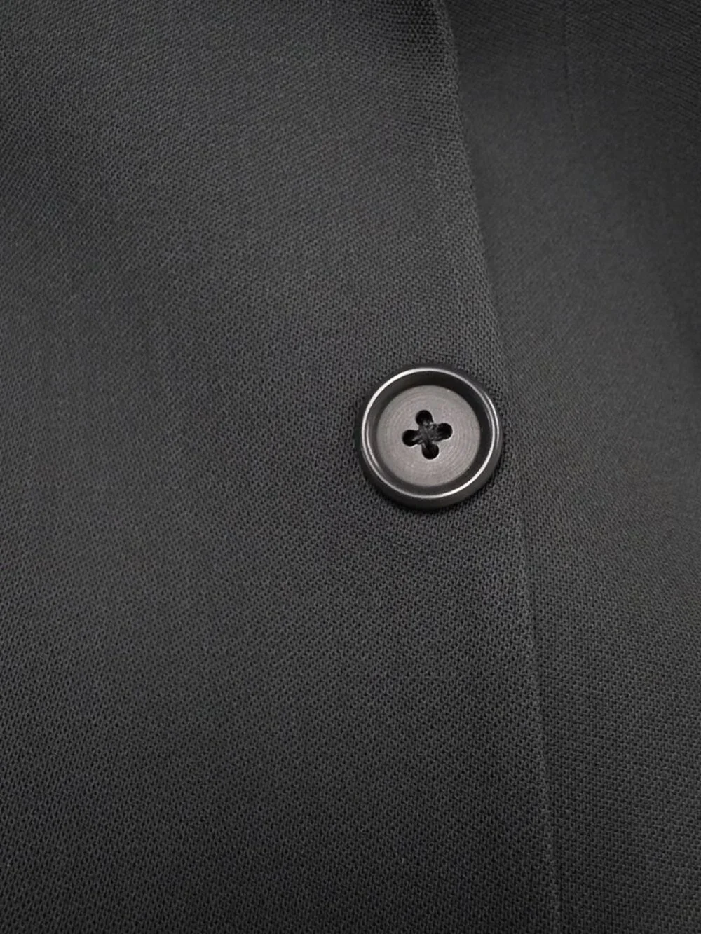 Kenneth Cole 42L 36x33 Green Full Suit 3-Button Solid R947